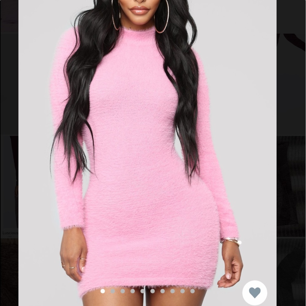 Fashion nova pink dress